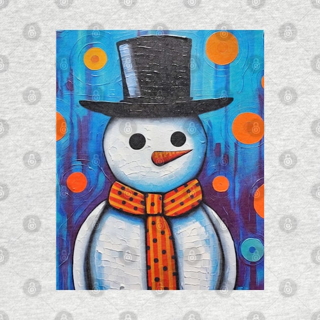 Pop Art Snowman by Unboxed Mind of J.A.Y LLC 